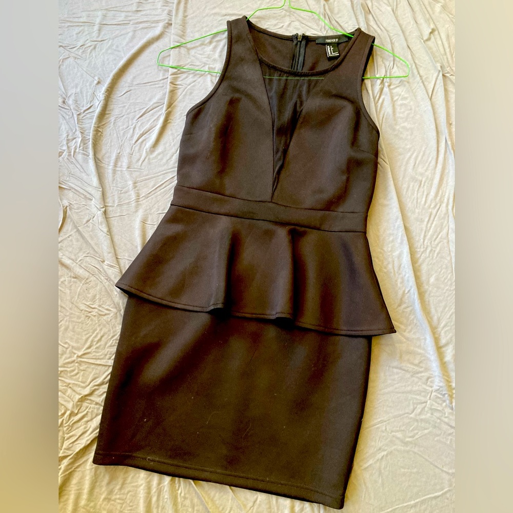 Black cocktail dress